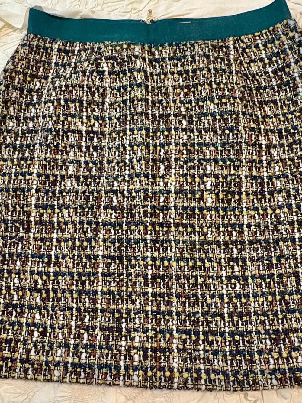 ♠️ kate spade Vintage Jewel-Tone Tweed Mini Skirt ♠️